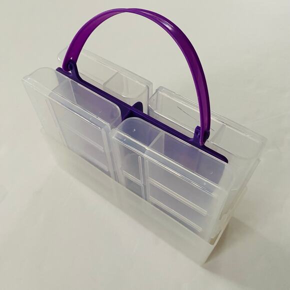 Bead Case Carrier 4 Divided Cases Small - Picture 1 of 3